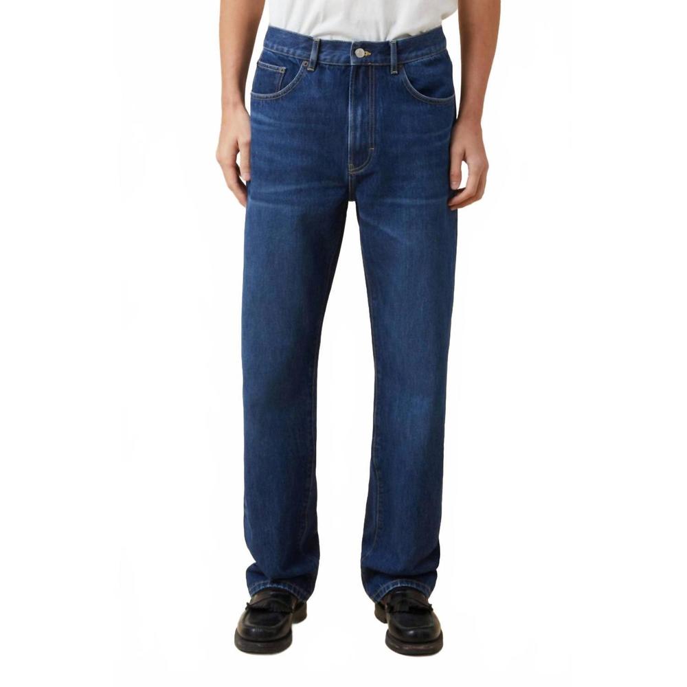 NEW JEANERICA state classict straight leg jeans in tom mid blue wash